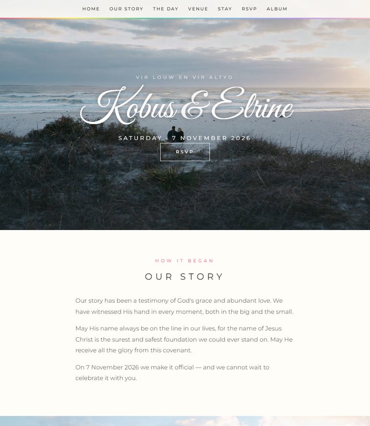 Screenshot of the Colour concept